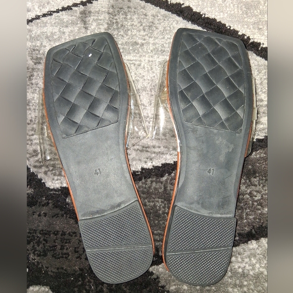 NWOT Zara Size 41 (9/10 US) Gold Metal Chain Flat Sandals! - Picture 12 of 13